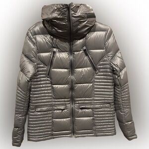BCBGMaxAzria Charcoal Quilted Jacket